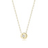 White \ 24K Yellow gold
