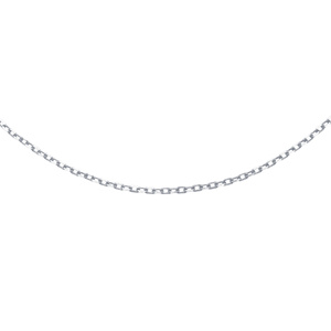 Łańcuszek srebrny 925 ankier diamentowany