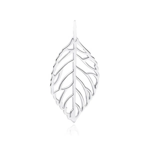Silver (925) leaf pendant