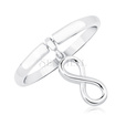 Silver (925) ring - infinity