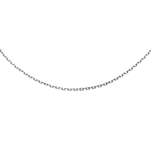 Łańcuszek srebrny pr. 925 ankier diamentowany - rodowany
