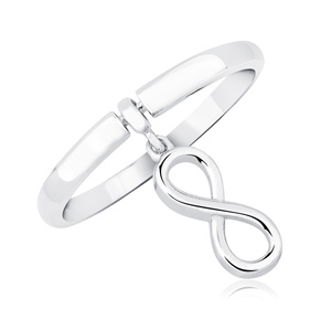 Silver (925) ring - infinity