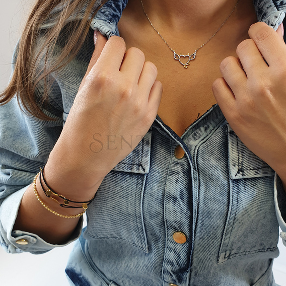 Silver (925) ball chain bracelet gold-plated