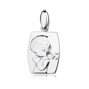 Silver (925) pendant - praying child