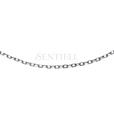 Silver (925) chain anchor diamond cut rhodium-plated