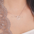 Silver (925) necklace - Origami 