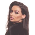 Silver (925) cuff earrings, gold-plated